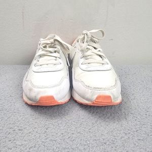 Nike Girls MD Valiant White Sliver Peach  Sz 6y 101 Fashion Shoes